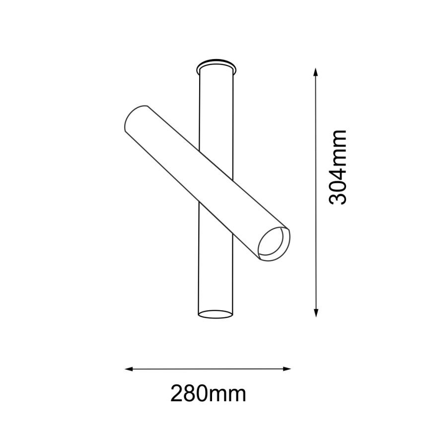 Amplex - Bodové svítidlo 1xGU10-MR11/15W/230V bílá/mosaz
