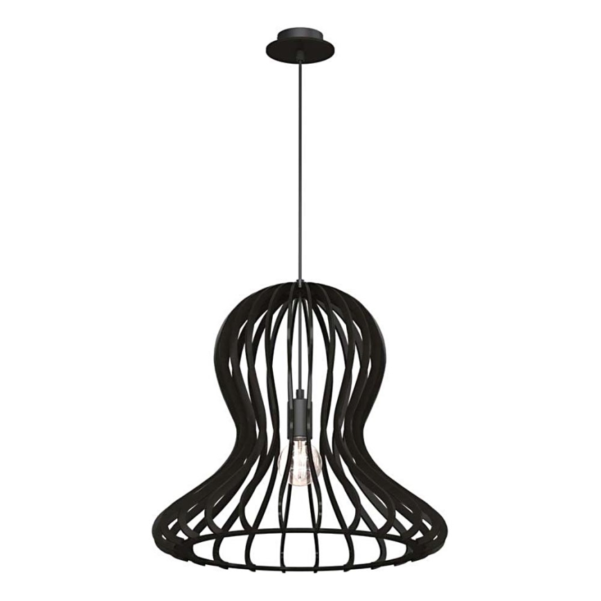 Amplex - Lustr na lanku 1xE27/20W/230V černá