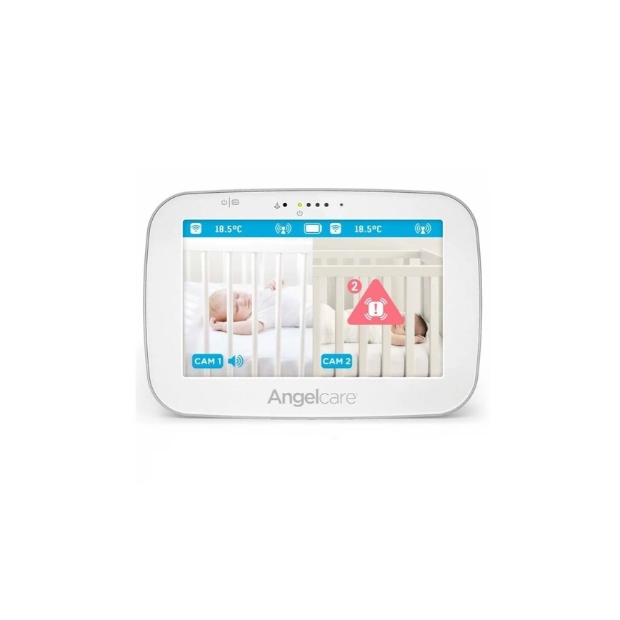 Angelcare - SADA Monitor dechu 16x16 cm + dětská video chůvička USB