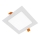 APLED - LED Koupelnové podhledové svítidlo SQUARE LED/12W/230V IP40 17x17 cm bílá