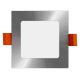 APLED - LED Koupelnové podhledové svítidlo SQUARE LED/3W/230V IP41 85x85 mm