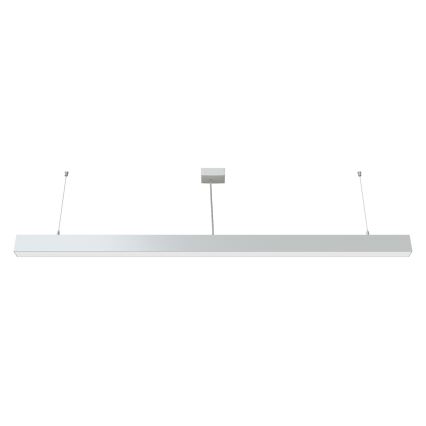 APLED - LED Lustr na lanku LOOK LED/58W/230V 4000K 150 cm stříbrná