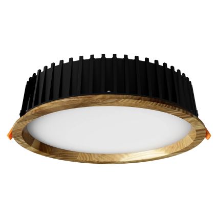 APLED - LED Podhledové svítidlo RONDO WOODLINE LED/18W/230V 4000K pr. 26 cm jasan masiv