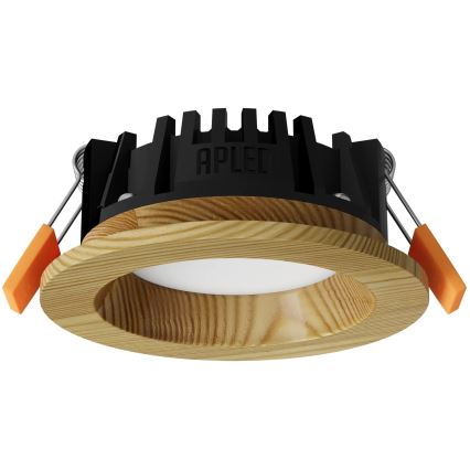 APLED - LED Podhledové svítidlo RONDO WOODLINE LED/3W/230V 3000K pr. 9 cm borovice masiv