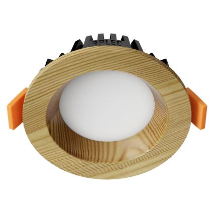 APLED - LED Podhledové svítidlo RONDO WOODLINE LED/3W/230V 3000K pr. 9 cm borovice masiv