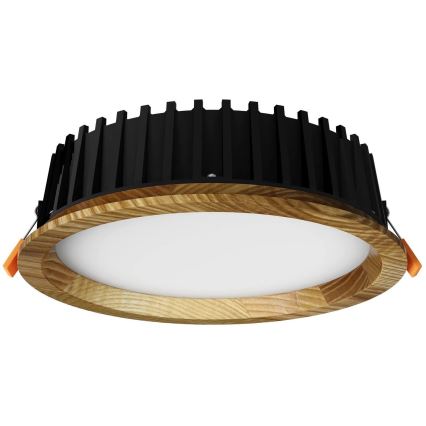 APLED - LED Podhledové svítidlo RONDO WOODLINE LED/6W/230V 4000K pr. 15 cm jasan masiv