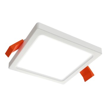 APLED - LED Podhledové svítidlo SQUARE SLIM LED/8W/230V 9x9 cm bílá