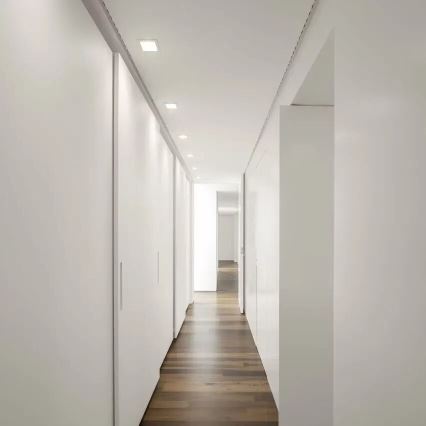 APLED - LED Podhledové svítidlo SQUARE SLIM LED/8W/230V 9x9 cm bílá