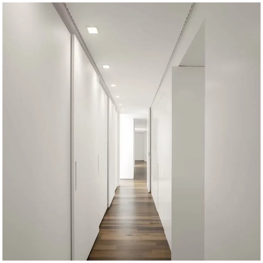 APLED - LED Podhledové svítidlo SQUARE SLIM LED/8W/230V 9x9 cm bílá