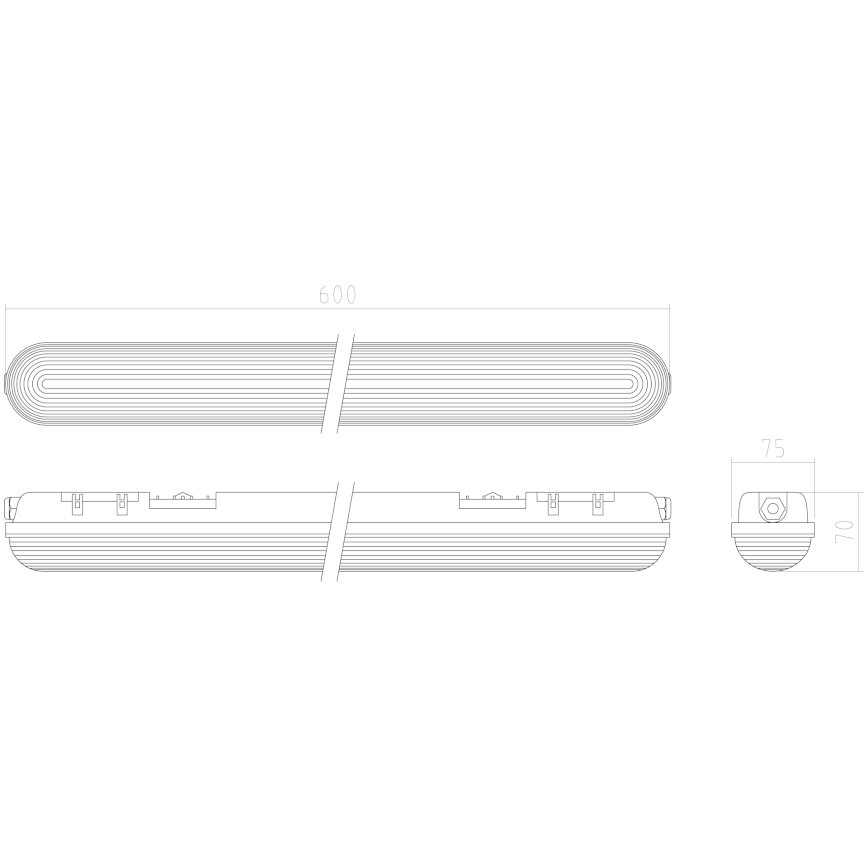 APLED - LED Přisazené svítidlo DUSTER LED/18W/230V IP65 4000K
