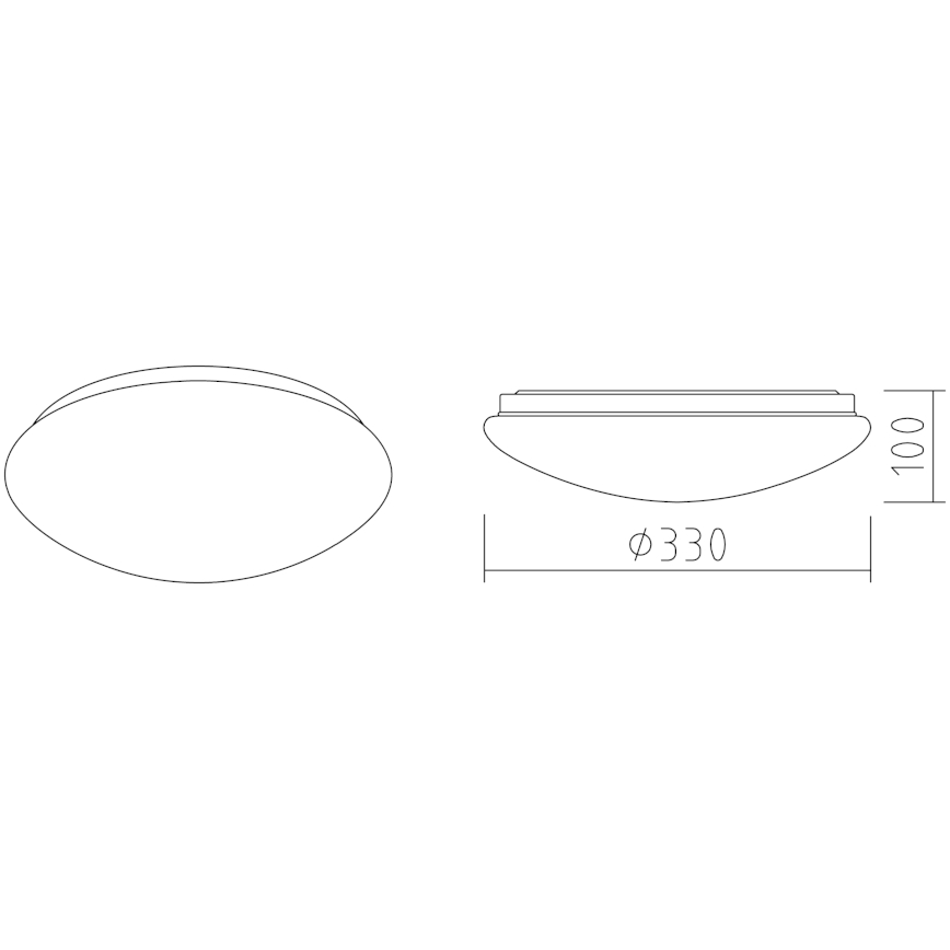 APLED - LED Stropní svítidlo LENS P TRICOLOR LED/18W/230V IP41 2700 - 6500K 1210lm