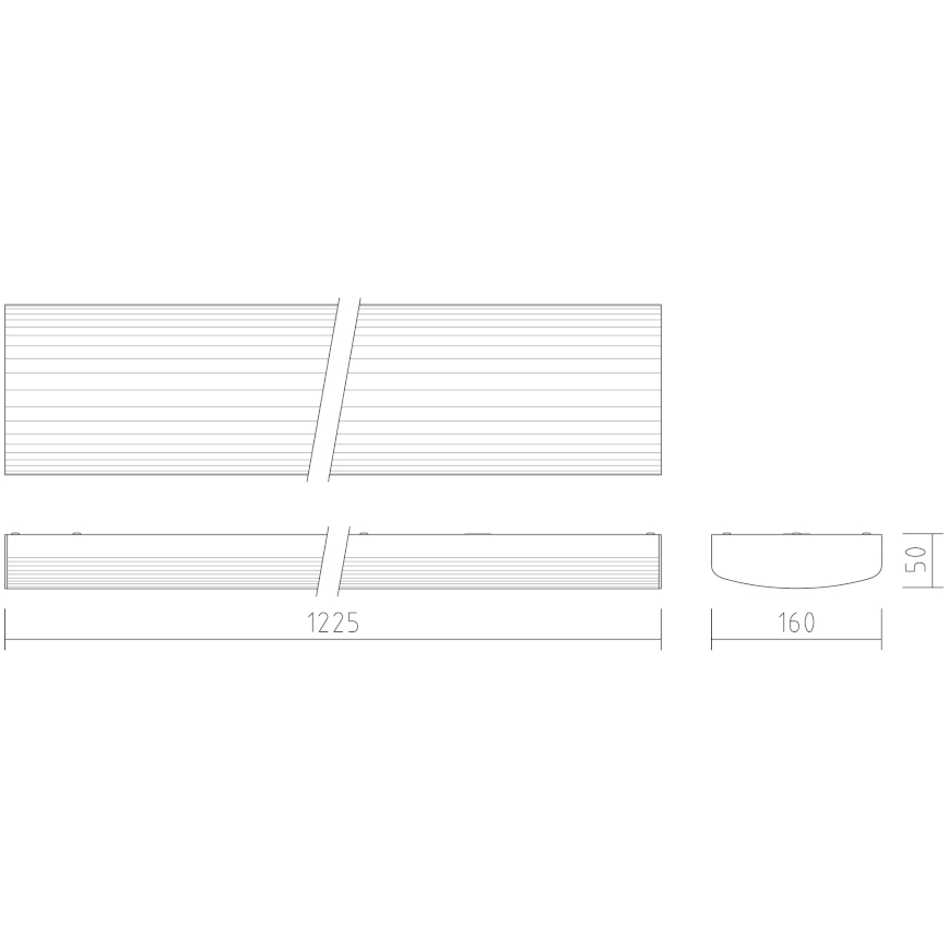 APLED - LED Zářivkové svítidlo EEL LED/31W/230V 4112lm