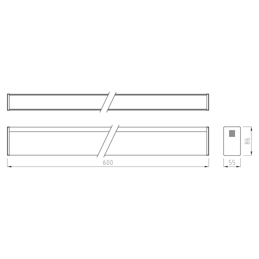 APLED - LED Zářivkové svítidlo LOOK LED/18W/230V 4000K