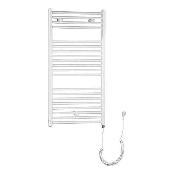 Aqualine - Koupelnový elektrický radiátor DIRECT-E 300W/230V 96 cm bílá rovný