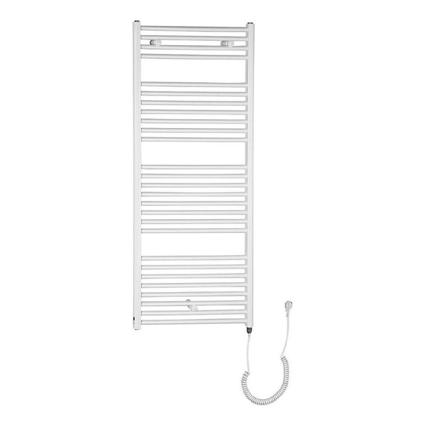 Aqualine - Koupelnový elektrický radiátor DIRECT-E 600W/230V 132 cm bílá rovný