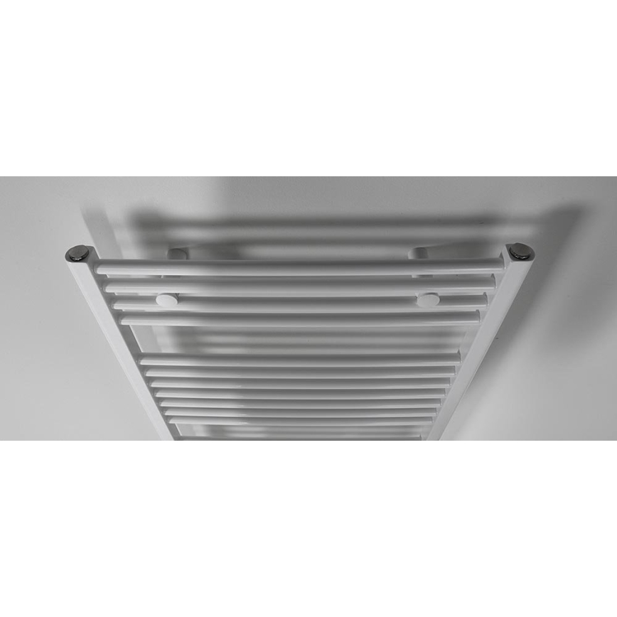 Aqualine - Koupelnový elektrický radiátor DIRECT-E 800W/230V 168 cm bílá rovný