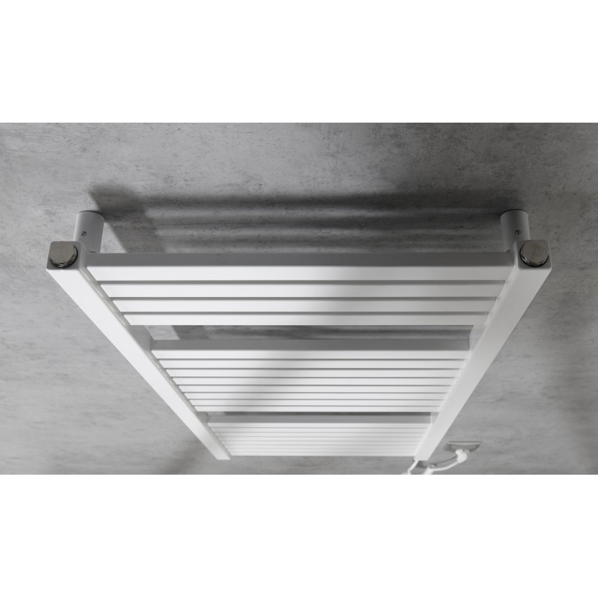 Aqualine - Koupelnový elektrický radiátor TONDI-E 300W/230V 97 cm bílá rovný