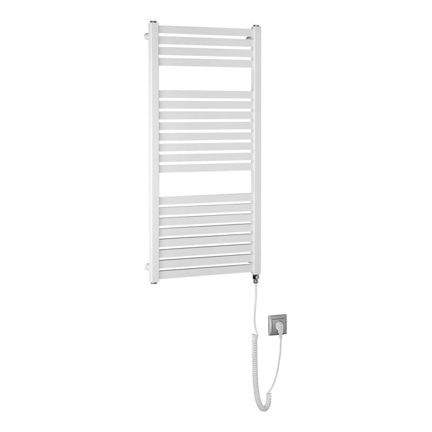 Aqualine - Koupelnový elektrický radiátor TONDI-E 300W/230V 97 cm bílá rovný