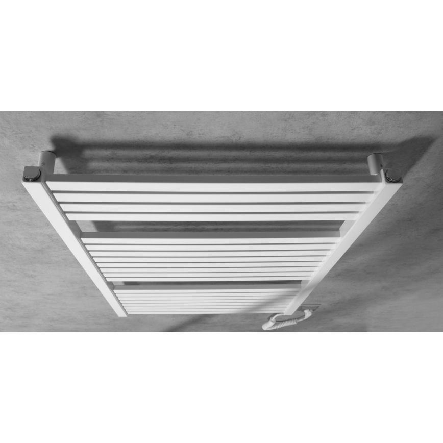 Aqualine - Koupelnový elektrický radiátor TONDI-E 400W/230V 97 cm bílá rovný