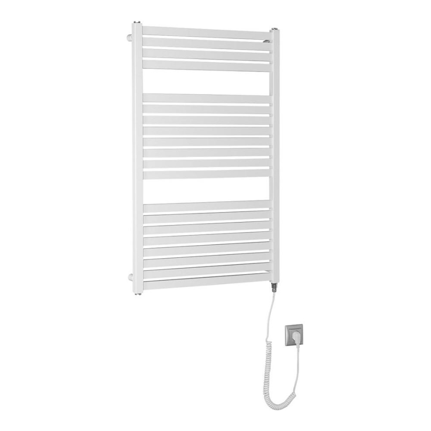 Aqualine - Koupelnový elektrický radiátor TONDI-E 400W/230V 97 cm bílá rovný
