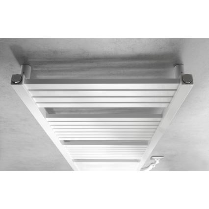 Aqualine - Koupelnový elektrický radiátor TONDI-E 500W/230V 133 cm bílá rovný