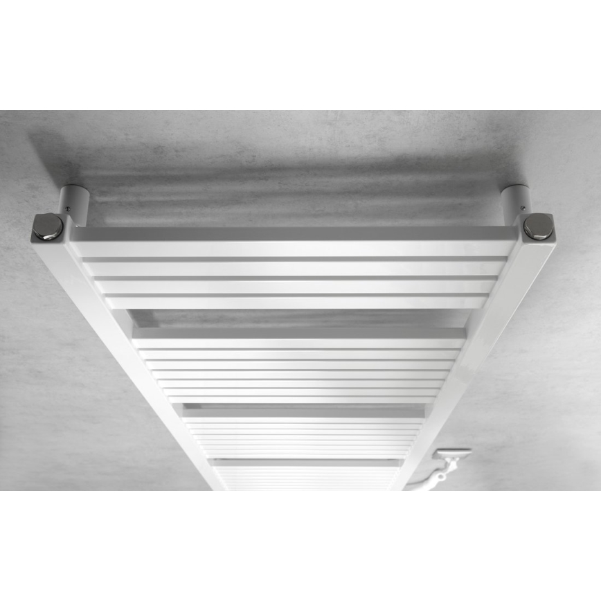 Aqualine - Koupelnový elektrický radiátor TONDI-E 500W/230V 133 cm bílá rovný