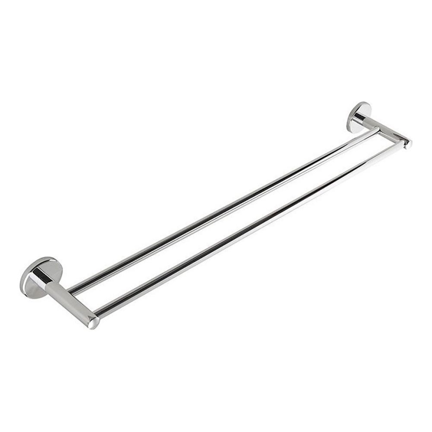 Aqualine - Nástěnný věšák na ručníky SAMBA 12x63 cm lesklý chrom