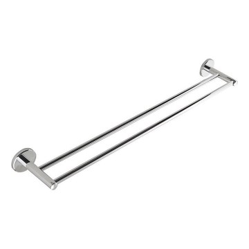 Aqualine - Nástěnný věšák na ručníky SAMBA 12x64,5 cm lesklý chrom