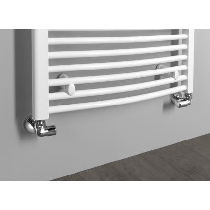 Aqualine - Připojovací sada rohových ventilů FIRST pravá/lesklý chrom