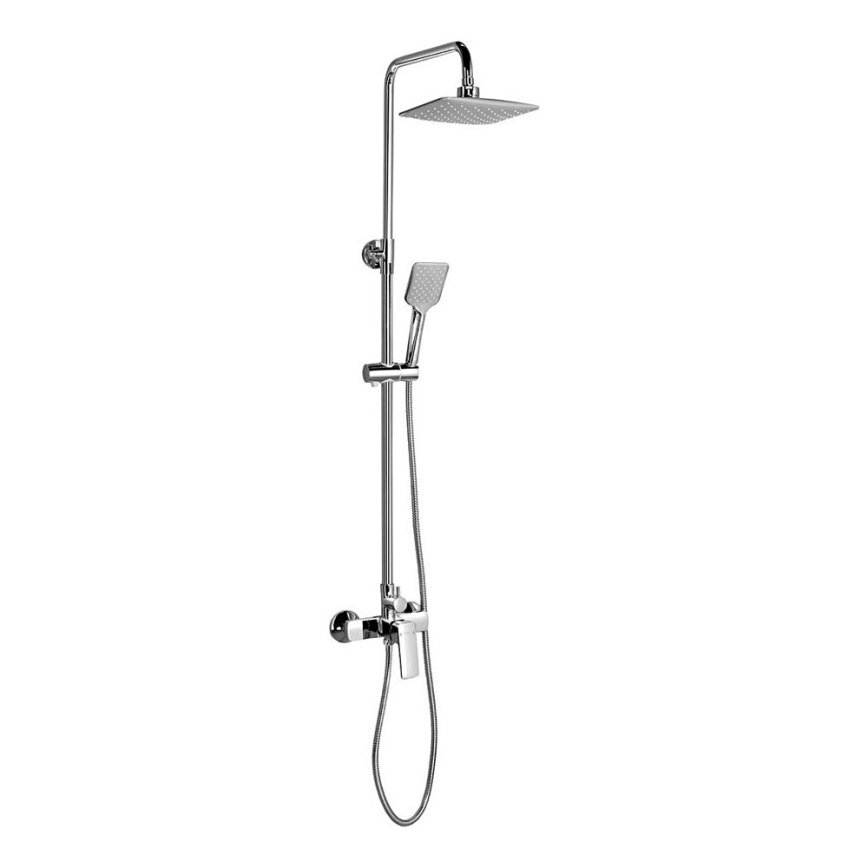 Aqualine - Sprchová sada s baterií FACTOR lesklý chrom