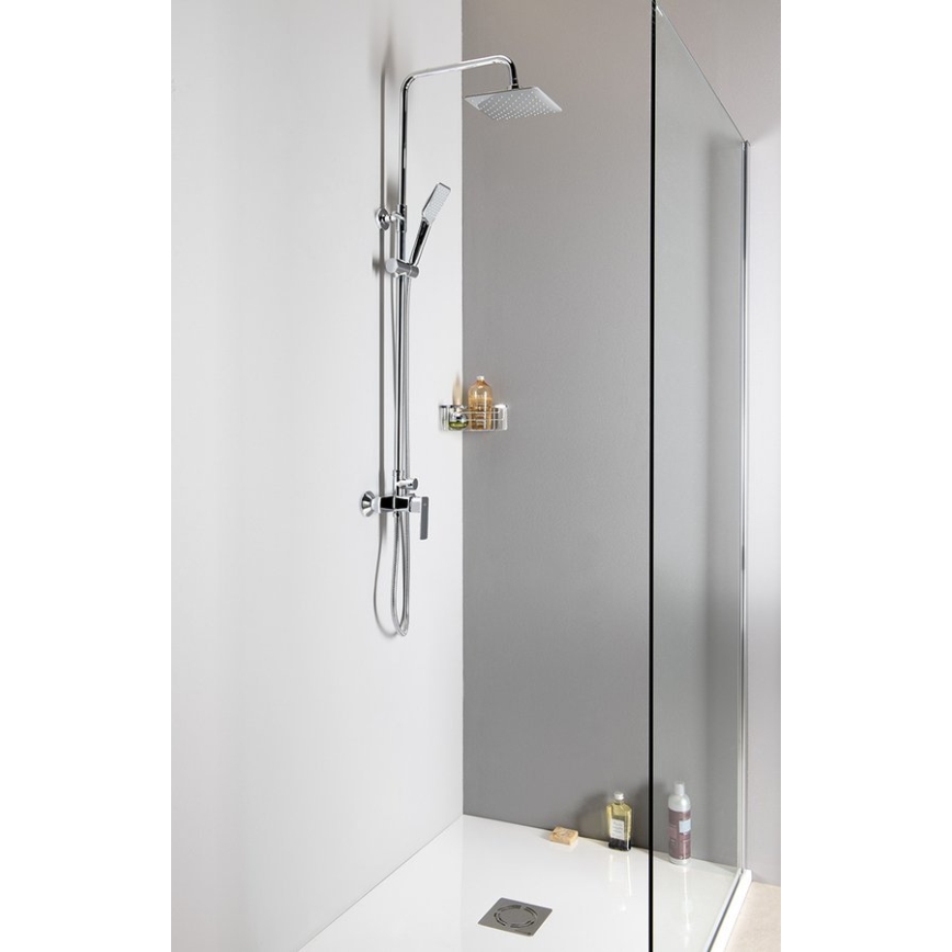 Aqualine - Sprchová sada s baterií FACTOR lesklý chrom