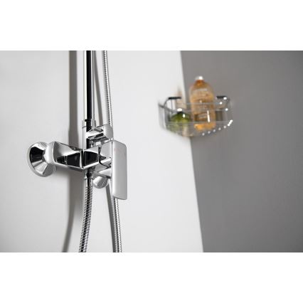 Aqualine - Sprchová sada s baterií FACTOR lesklý chrom