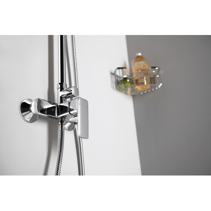 Aqualine - Sprchová sada s baterií FACTOR lesklý chrom