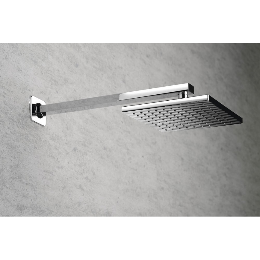 Aqualine - Sprchové rameno hranaté 40,4 cm lesklý chrom