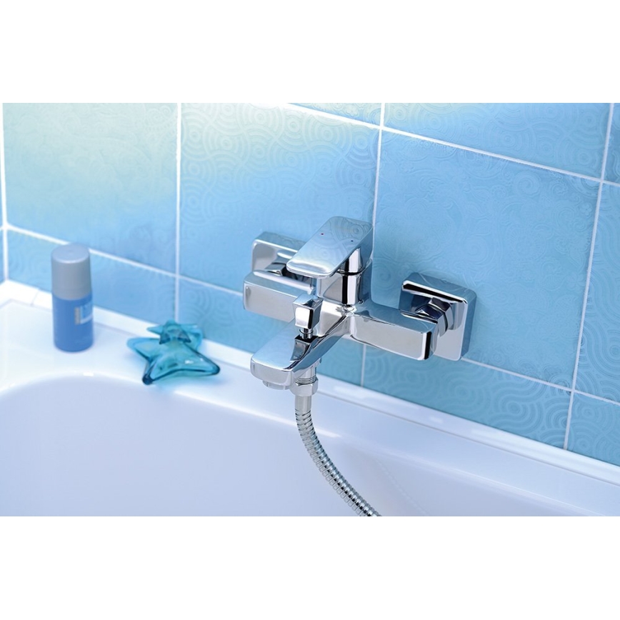 Aqualine - Vanová baterie FACTOR lesklý chrom