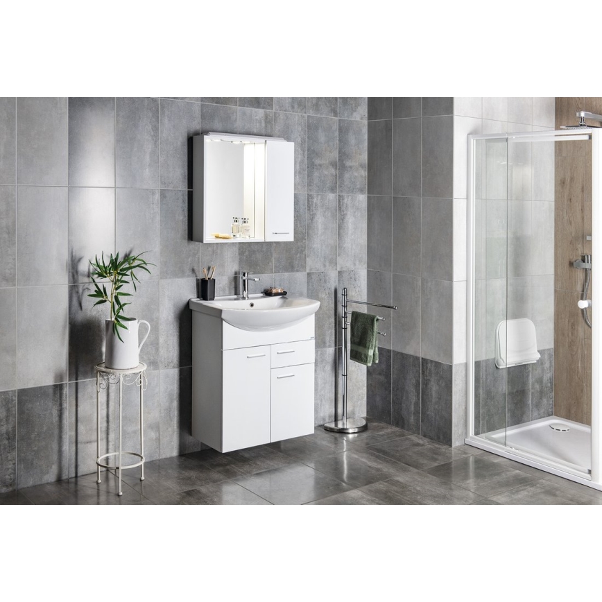 Aqualine - Zápustné umyvadlo ZERO 65x46 cm keramika/bílá