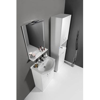 Aqualine - Zrcadlo BETA 50x70 cm bílá