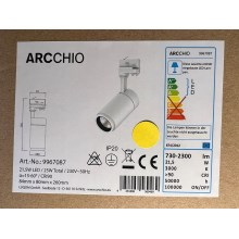 Arcchio - LED Bodové svítidlo do lištového systému NANNA LED/21,5W/230V