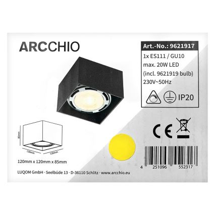 Arcchio - LED Bodové svítidlo MABEL 1xGU10/ES111/11,5W/230V