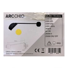 Arcchio - LED Venkovní nástěnné svítidlo GRAYSON LED/15W/230V IP65