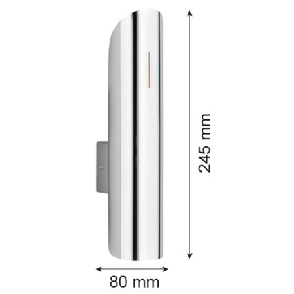 Argon 1038 - Nástěnné svítidlo AKRON 2xG9/5W/230V