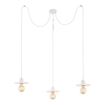 Argon 1376 - Lustr na lanku CORSO 3xE27/15W/230V pavouk bílá