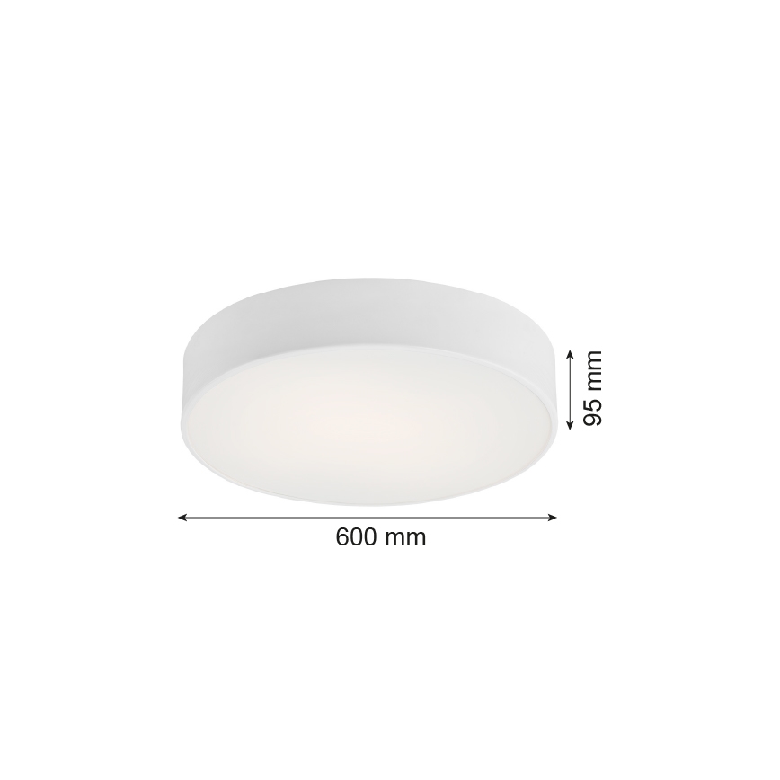 Argon 2082 - Stropní svítidlo DARLING 5xE27/15W/230V pr. 60 cm bílá