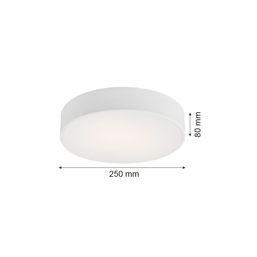 Argon 3082 - Stropní svítidlo DARLING 2xE27/15W/230V pr. 25 cm bílá