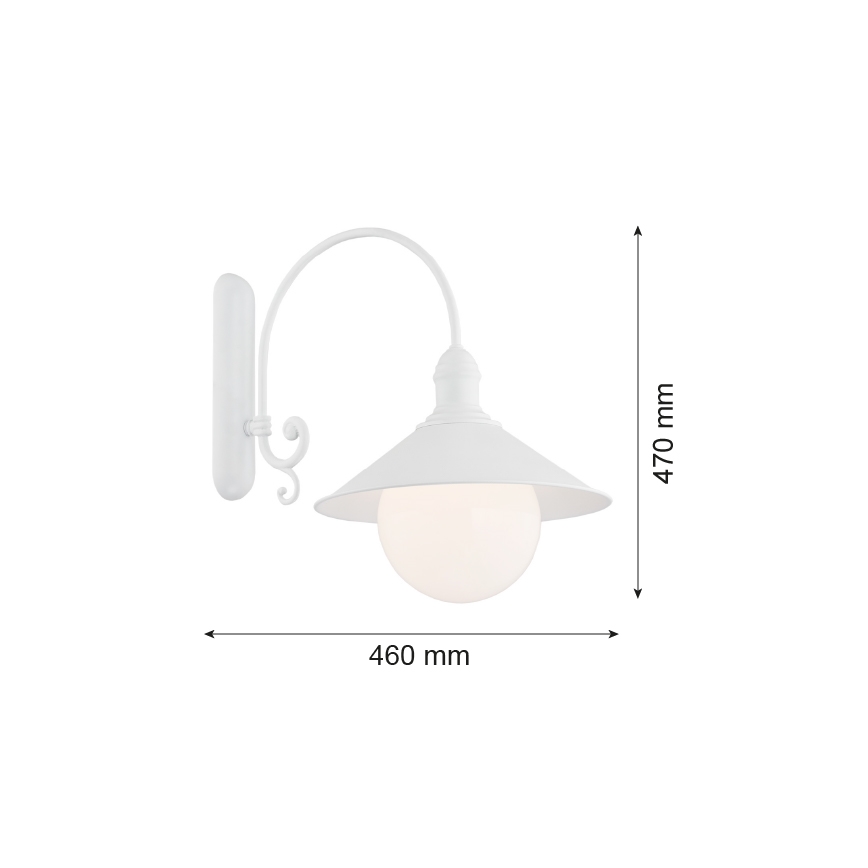 Argon 3297 - Nástěnné svítidlo ERBA BIS 1xE27/60W/230V