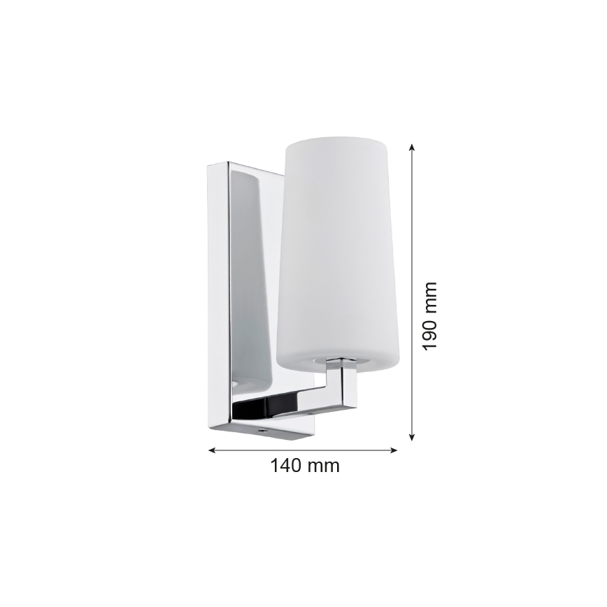 Argon 3358 - Nástěnné svítidlo CAMELOT 1xE27/15W/230V lesklý chrom