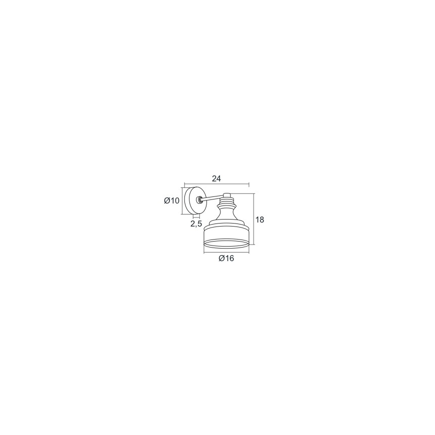 Argon 3796 - LED Nástěnné svítidlo TULUZA LED/5W/230V