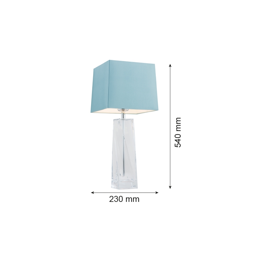 Argon 3839 - Stolní lampa LILLE 1xE27/15W/230V modrá