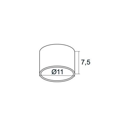 Argon 3884 - LED Bodové svítidlo VICHY LED/9W/230V bílá