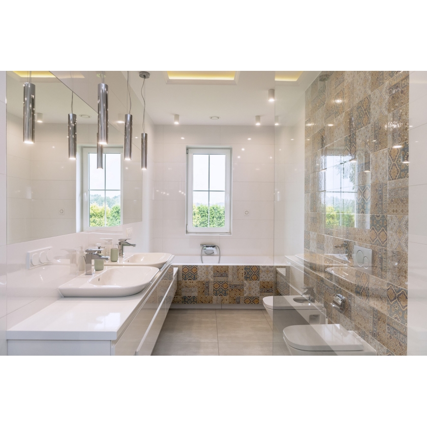 Argon 4057 - Lustr na lanku GOMERA 1xGU10/5W/230V mosaz